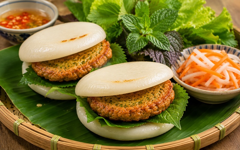 Bánh giày chả cốm