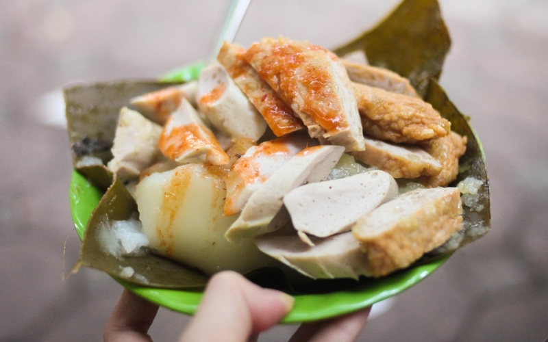 Bánh giò chả cốm