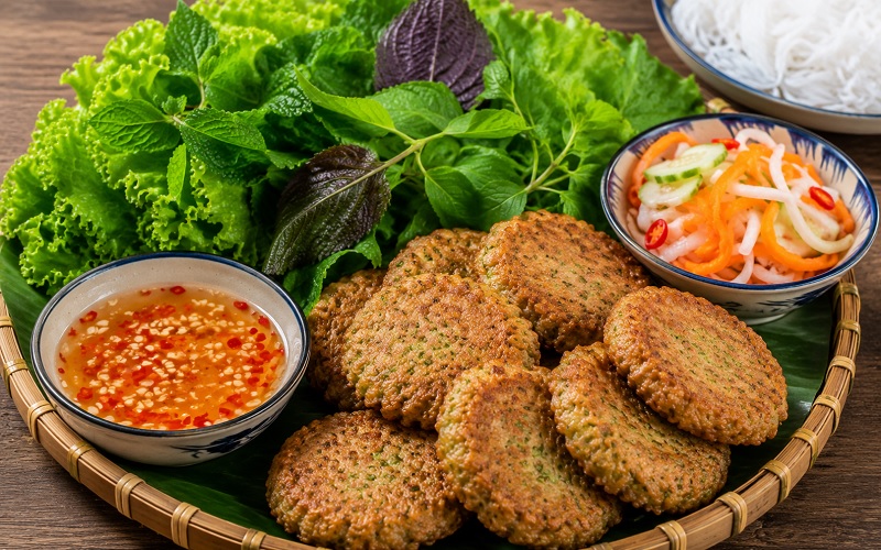 Chả cốm dưa góp