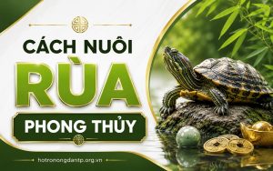cách nuôi rùa phong thủy