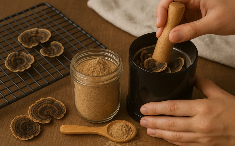 Nấm vân chi dạng bột