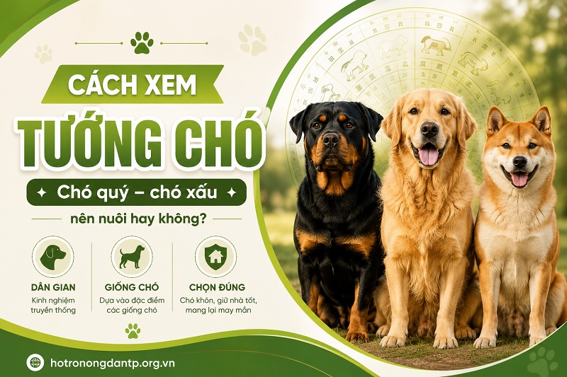 cách xem tướng chó